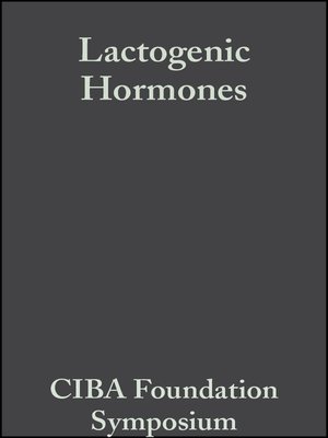 cover image of Lactogenic Hormones